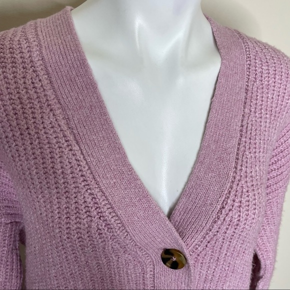 Cupcakes & Cashmere pink cardigan sweater, NWT, small - Picture 3 of 6